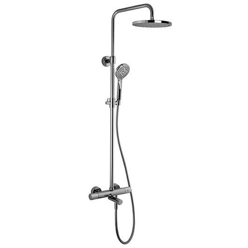 Душевая система Fima Carlo Frattini Shower column F3154/RP259CR с термостатом цвет Хром